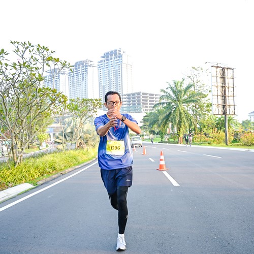 Race photo from BOGORUN 2026