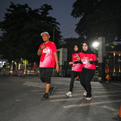 Race photo from SMARTFREN RUN 2026