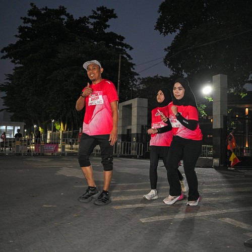 Race photo from SMARTFREN RUN 2026