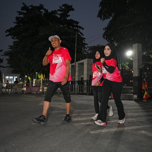 Race photo from SMARTFREN RUN 2026