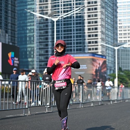 Race photo from SMARTFREN RUN 2026