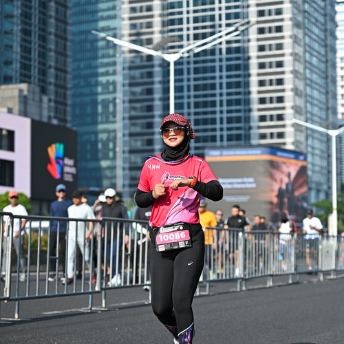 Race photo from SMARTFREN RUN 2026