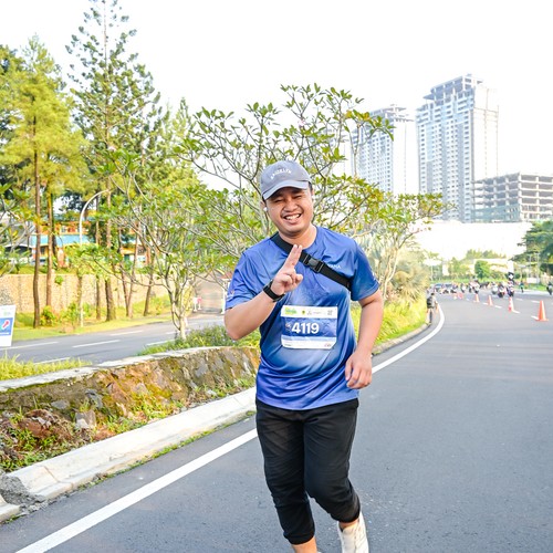 Race photo from BOGORUN 2026