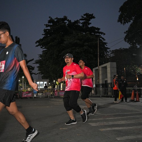 Race photo from SMARTFREN RUN 2026