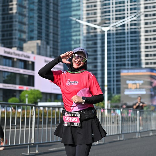 Race photo from SMARTFREN RUN 2026
