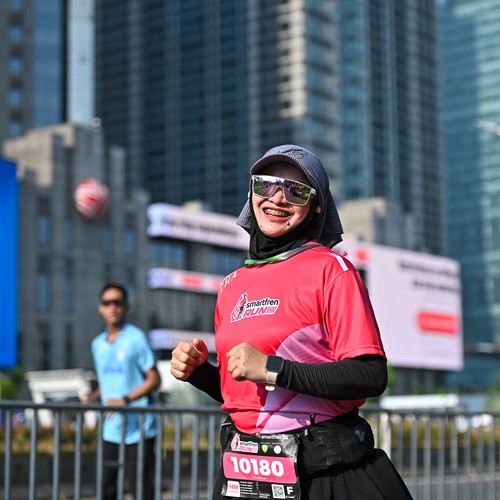 Race photo from SMARTFREN RUN 2026