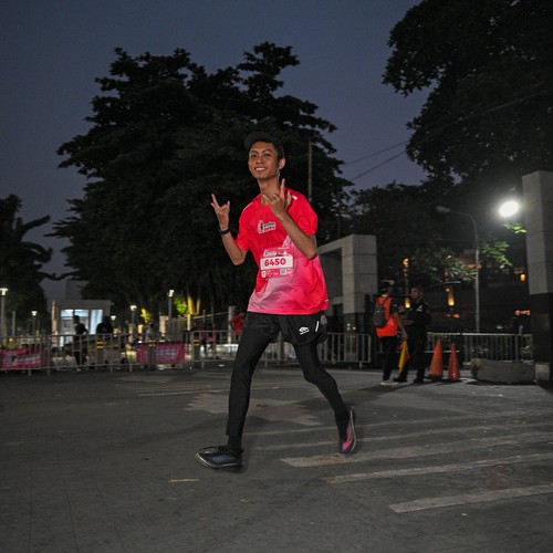Race photo from SMARTFREN RUN 2026