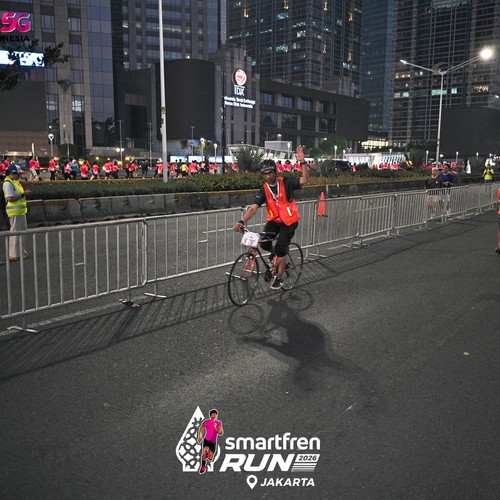 Race photo from SMARTFREN RUN 2026