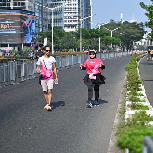 Race photo from SMARTFREN RUN 2026
