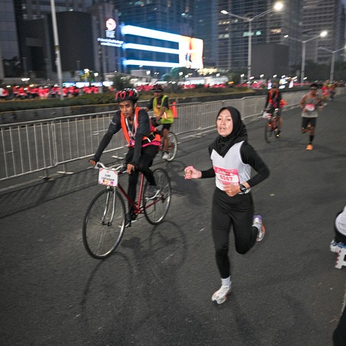 Race photo from SMARTFREN RUN 2026