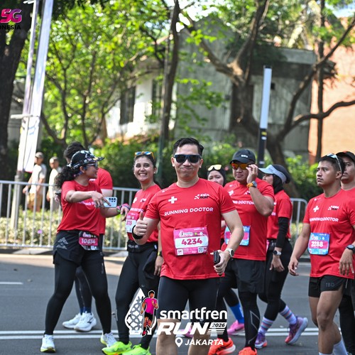 Race photo from SMARTFREN RUN 2026