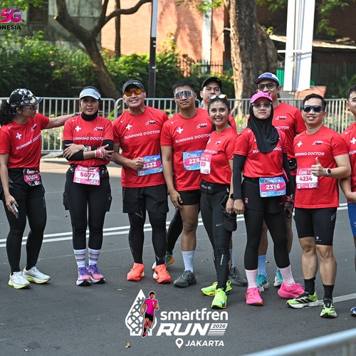 Race photo from SMARTFREN RUN 2026