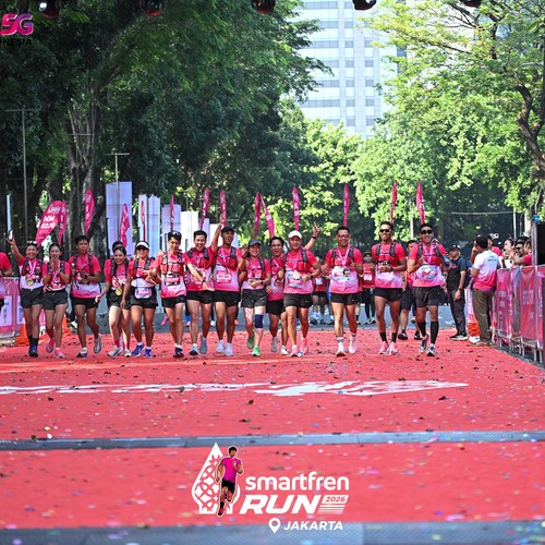 Race photo from SMARTFREN RUN 2026