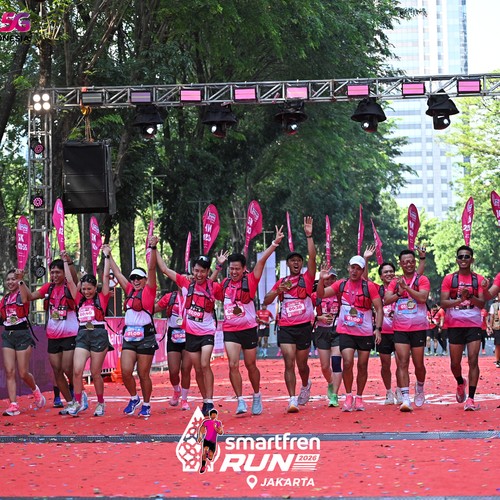 Race photo from SMARTFREN RUN 2026