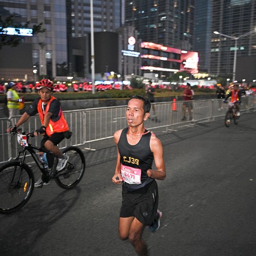 Race photo from SMARTFREN RUN 2026