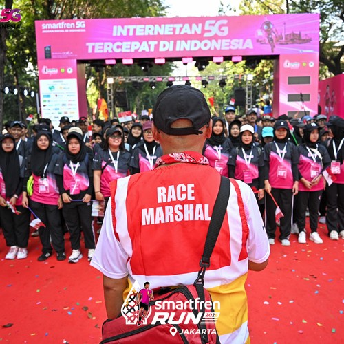 Race photo from SMARTFREN RUN 2026