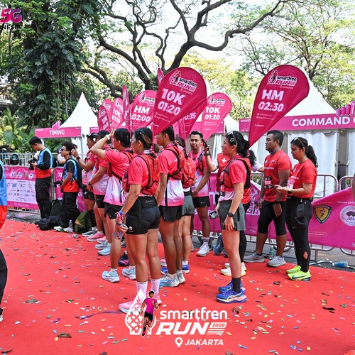 Race photo from SMARTFREN RUN 2026