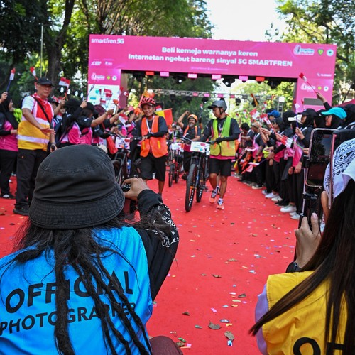 Race photo from SMARTFREN RUN 2026