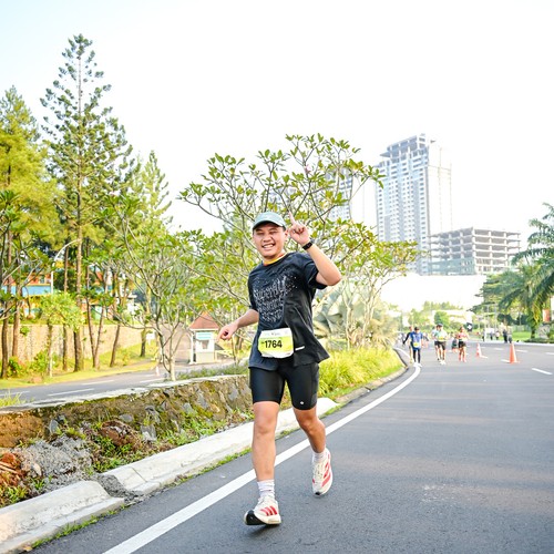 Race photo from BOGORUN 2026