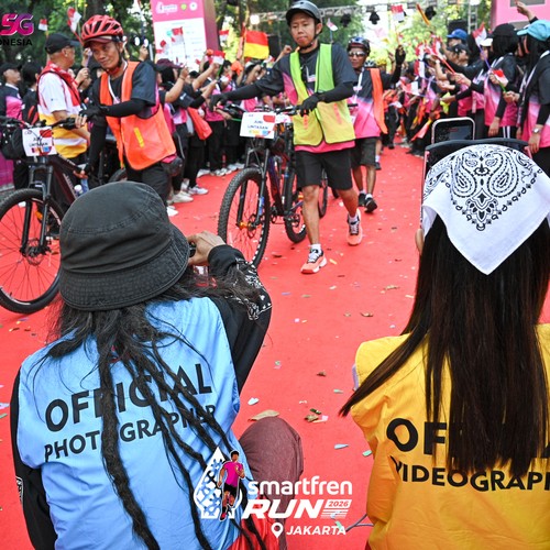 Race photo from SMARTFREN RUN 2026