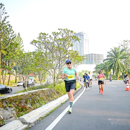 Race photo from BOGORUN 2026