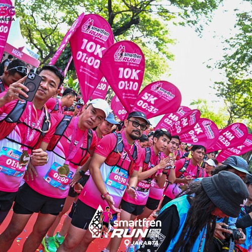 Race photo from SMARTFREN RUN 2026