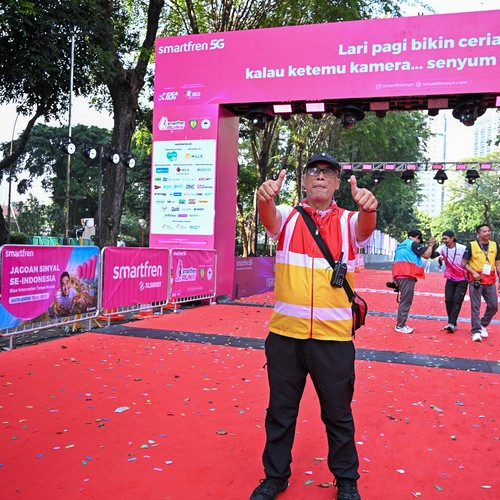 Race photo from SMARTFREN RUN 2026