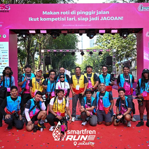 Race photo from SMARTFREN RUN 2026
