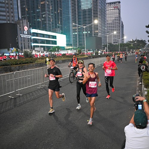 Race photo from SMARTFREN RUN 2026
