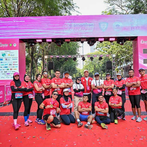 Race photo from SMARTFREN RUN 2026