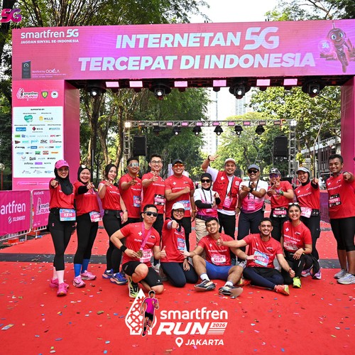 Race photo from SMARTFREN RUN 2026