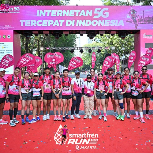 Race photo from SMARTFREN RUN 2026
