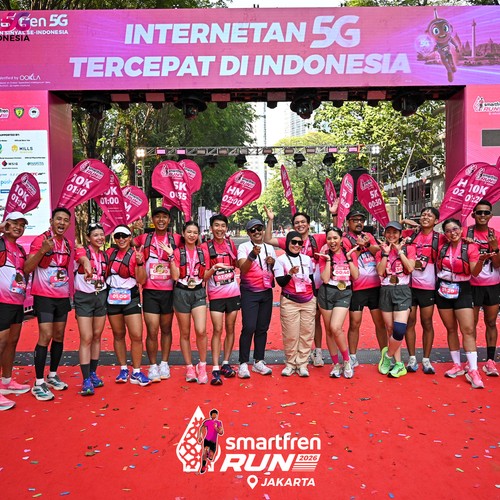Race photo from SMARTFREN RUN 2026