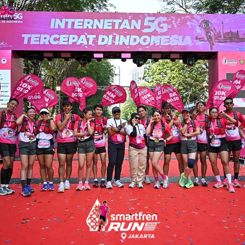 Race photo from SMARTFREN RUN 2026