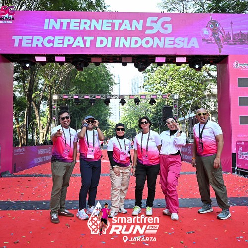 Race photo from SMARTFREN RUN 2026