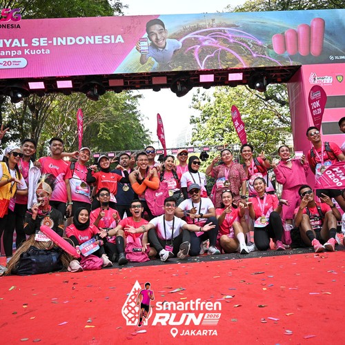 Race photo from SMARTFREN RUN 2026