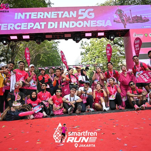 Race photo from SMARTFREN RUN 2026