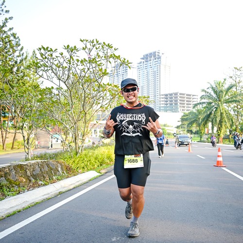 Race photo from BOGORUN 2026