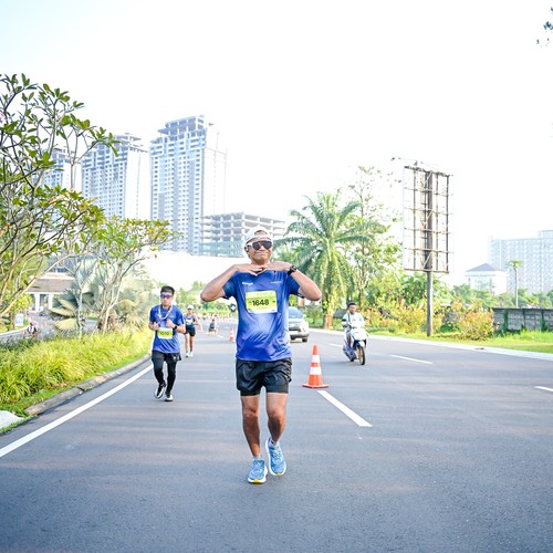 Race photo from BOGORUN 2026