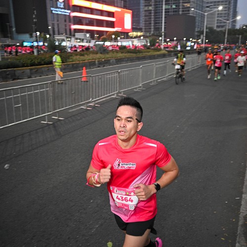Race photo from SMARTFREN RUN 2026