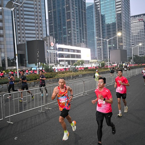 Race photo from SMARTFREN RUN 2026