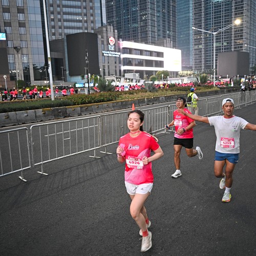 Race photo from SMARTFREN RUN 2026