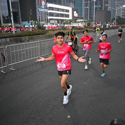 Race photo from SMARTFREN RUN 2026