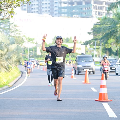 Race photo from BOGORUN 2026