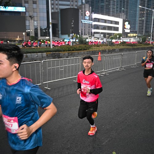 Race photo from SMARTFREN RUN 2026