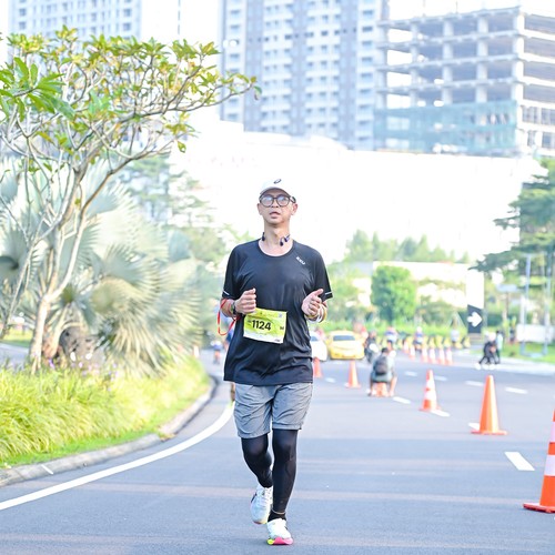 Race photo from BOGORUN 2026