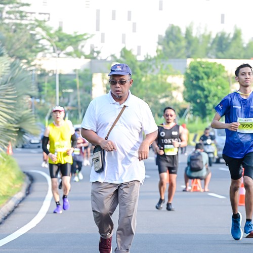 Race photo from BOGORUN 2026