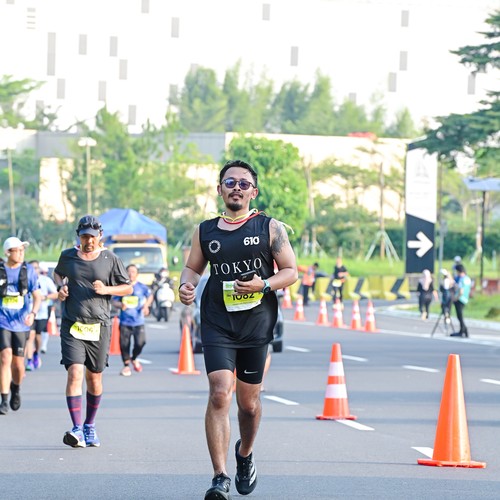 Race photo from BOGORUN 2026