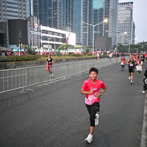 Race photo from SMARTFREN RUN 2026