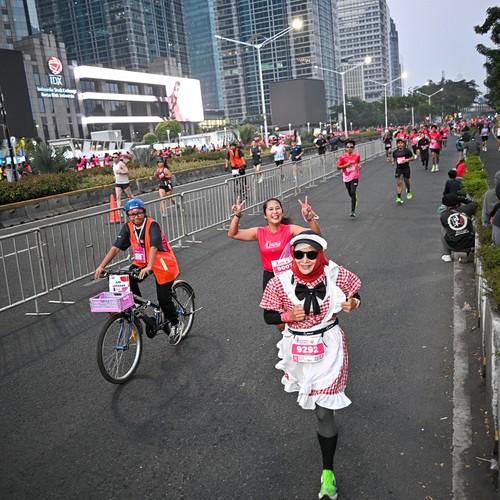 Race photo from SMARTFREN RUN 2026